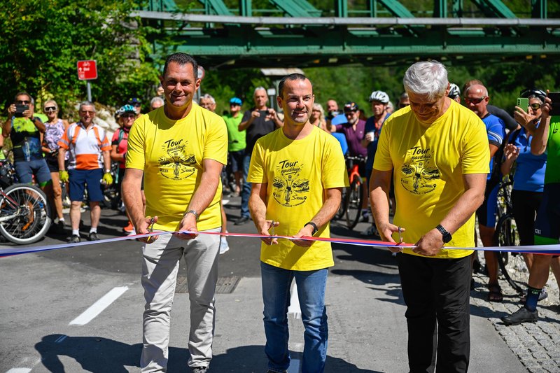 Otvoritev kolesarske povezave Bled - Bohinjska Bistrica