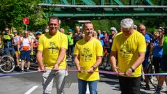 Otvoritev kolesarske povezave Bled - Bohinjska Bistrica