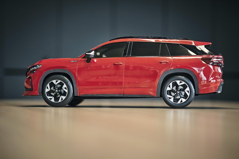 Škoda Kodiaq Sportline - papirnati model