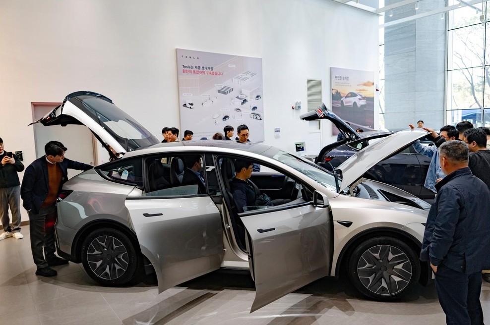 Tesla ima nov glavobol: fotografije posedlih avtomobilov preplavile družbena omrežja (foto: Profimedia)