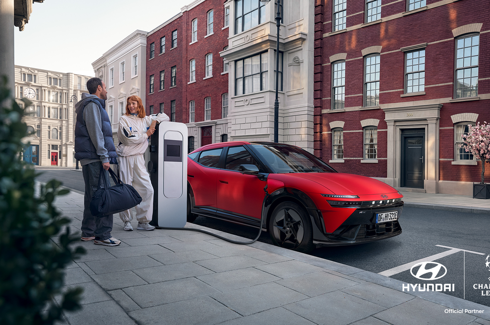 Hyundai gre v Ligo prvakov: v ospredje postavlja svojega novega električnega aduta (foto: Hyundai)