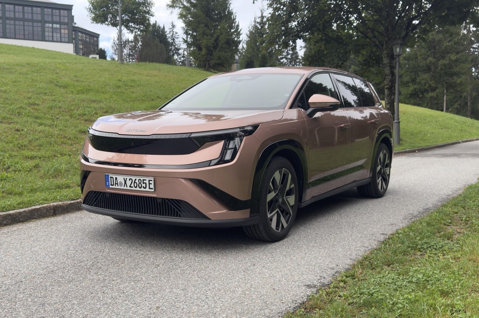 Vozili smo Škoda Peaq – sedem sedežev, 935 litrov prtljažnika in do 640 km dosega (foto: Gregor Žvab)