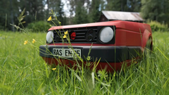 Volkswagen Golf GTI je dober tudi za košnjo trave