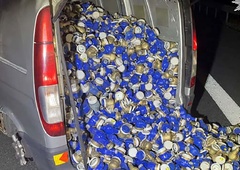 Nemški policisti česa takega niso pričakovali: kombi je bil tako težak, da ga ni mogla dvigniti niti vlečna služba, njegova vsebina pa je presenetila tudi policiste