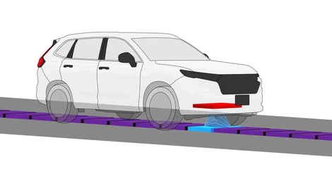 Honda bo preizkusila cesto, ki omogoča polnjenje kar med vožnjo