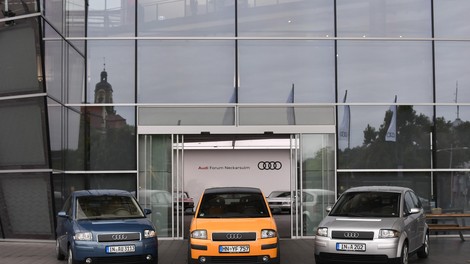 Audijev aluminijasti malček je bil skoraj popoln – razen tovarne, v kateri so ga izdelovali