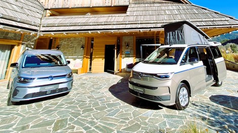 Novo pri nas: Volkswagen Caddy in Multivan – Na novo uglašeni nemški duet