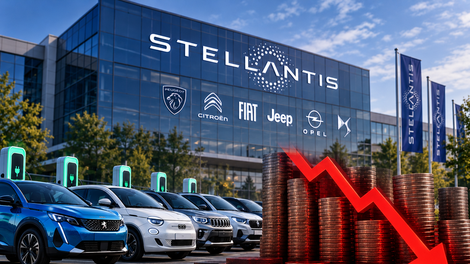 Kljub pospešku pri električnih vozilih Stellantis v Evropi ostaja v rdečih številkah