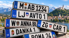 
                                                         Registrske tablice po želji so pri vzhodnih sosedih drag špas, najcenejše so v Nemčiji